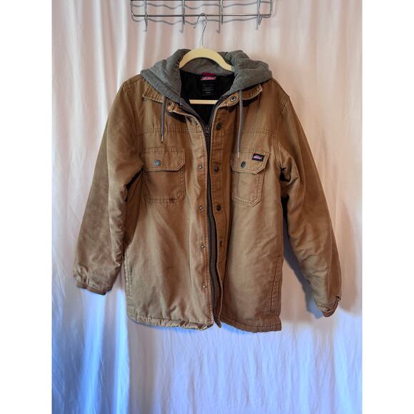 Dickies Hooded Canvas Work Jacket - Medium - Picture 1 of 15